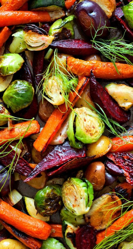 roasted root veggies