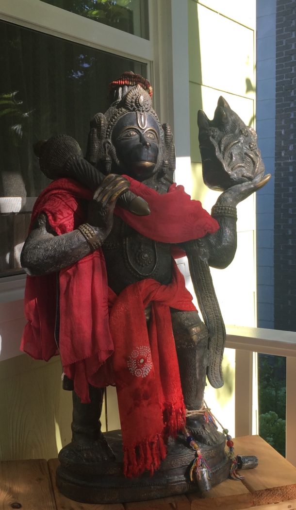 Hanuman in morning light