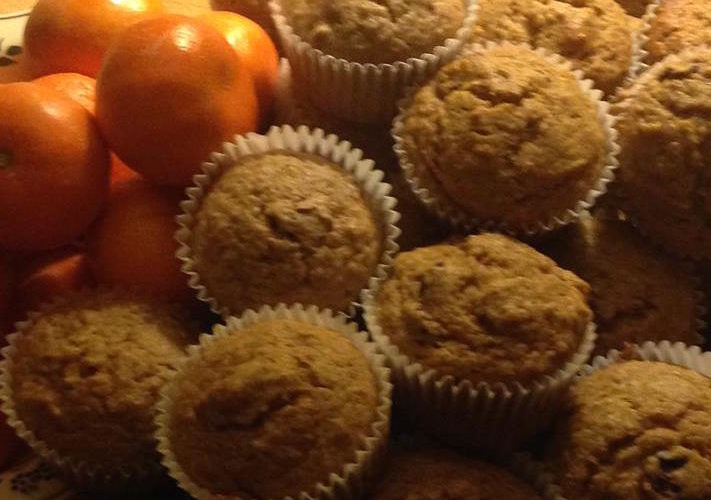 muffins and oranges