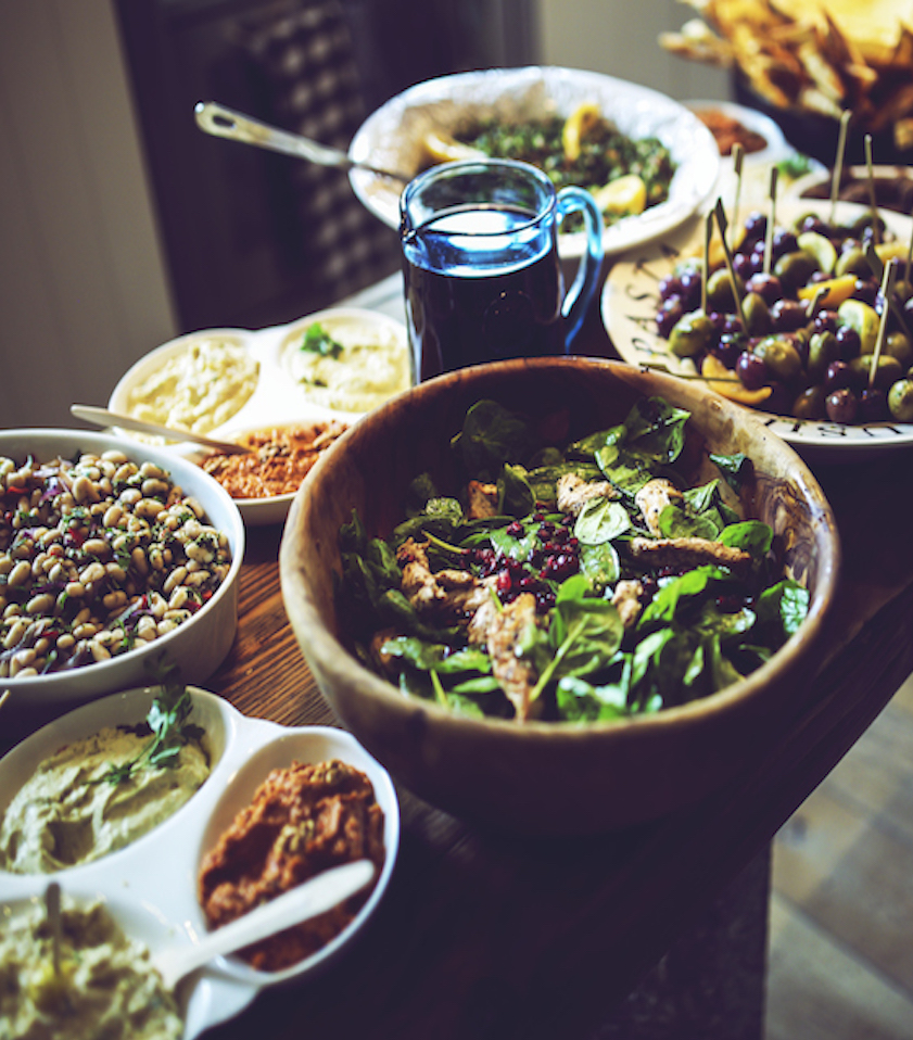 potluck table