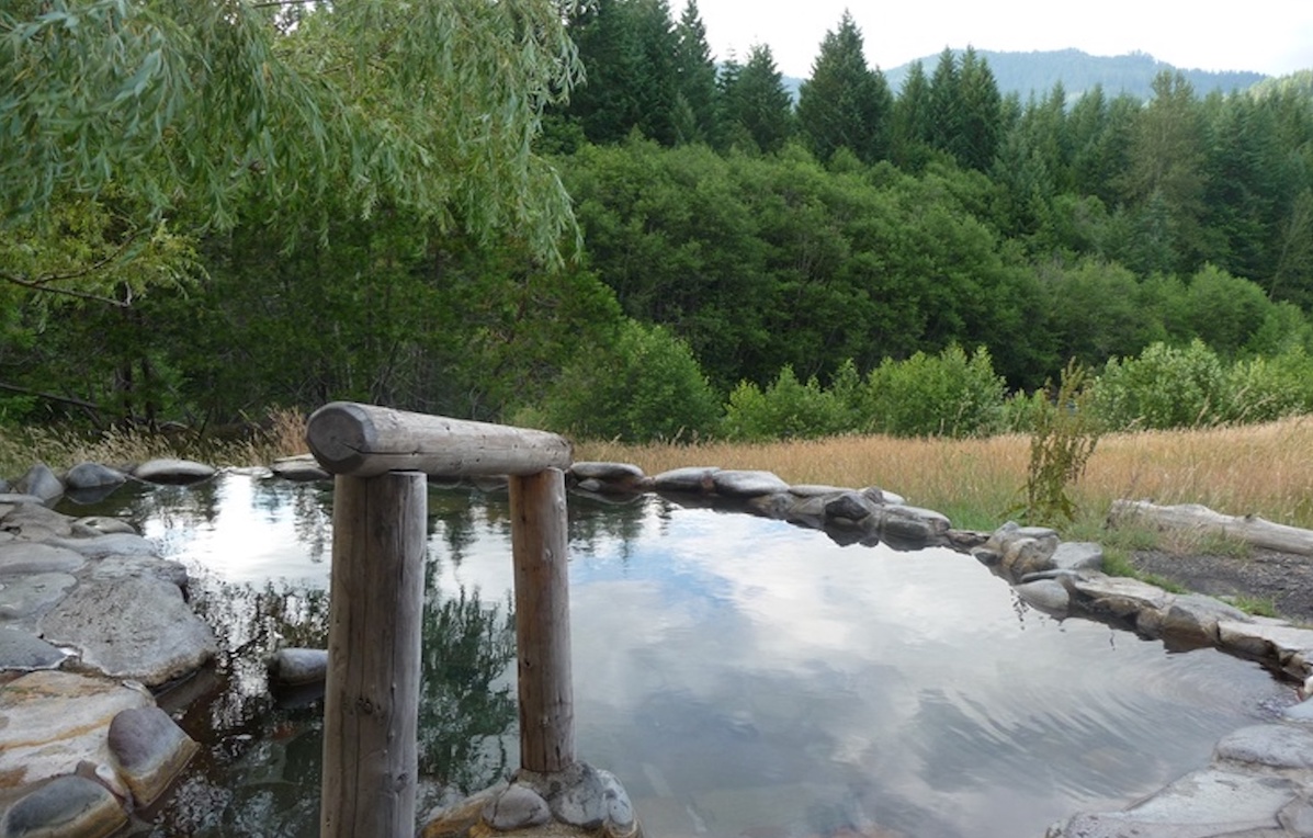 Meadow pool at Breitenbush Hot Springs