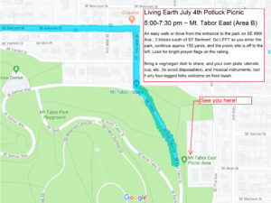 google map to Mount Tabor East