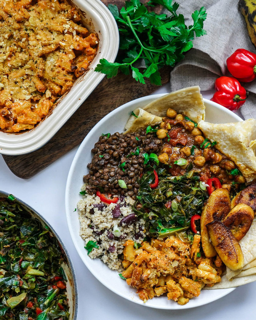 vegan caribbean feast