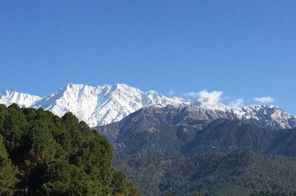 snow capped himalyas